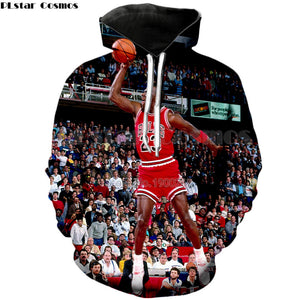 PLstar Cosmos Michael Jordan basketballer 3d Hoodies printing 3d Sweatshirts Women Men Tracksuits size S-5XL