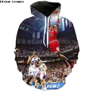 PLstar Cosmos Michael Jordan basketballer 3d Hoodies printing 3d Sweatshirts Women Men Tracksuits size S-5XL