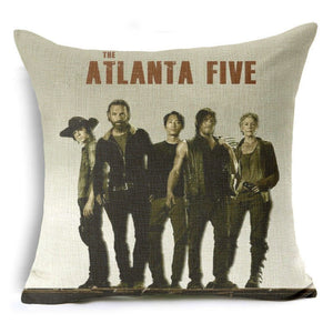 Fashion Decorative The Walking Dead Cushion Covers for Sofa Seat Cushion Cover Pattern Pillow Case Television Drama Pillow Cases