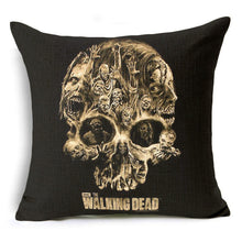 Fashion Decorative The Walking Dead Cushion Covers for Sofa Seat Cushion Cover Pattern Pillow Case Television Drama Pillow Cases