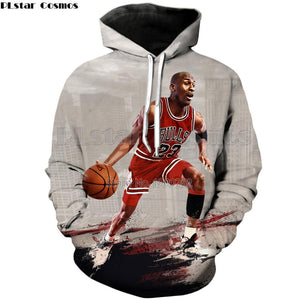 PLstar Cosmos Michael Jordan basketballer 3d Hoodies printing 3d Sweatshirts Women Men Tracksuits size S-5XL